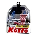 Галогенные лампы Koito Whitebeam III H9 4000K 12V 65W (120W) - 2 шт.